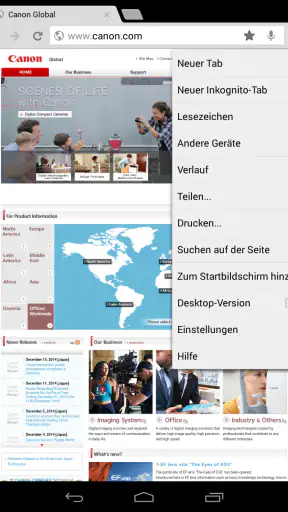 Canon Print Service screenshot