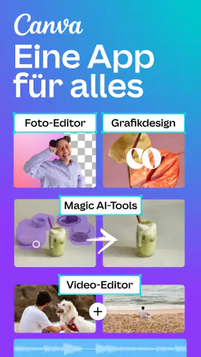 Canva: KI Design, Foto & Video screenshot