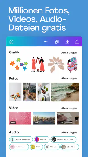 Canva: KI Design, Foto & Video screenshot