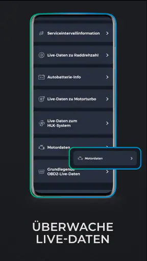 Carista OBD2 screenshot