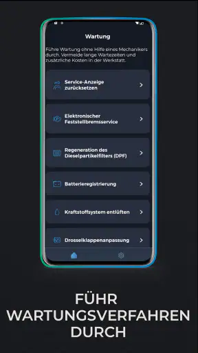 Carista OBD2 screenshot