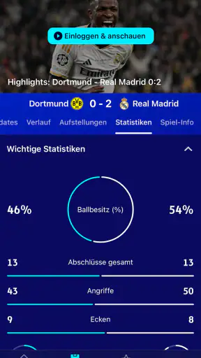 Champions League offiziell screenshot