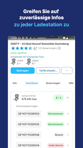 Chargemap - Ladestationen screenshot