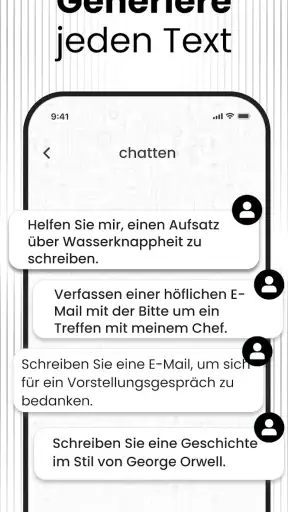 Chat Bot AI - KI auf Deutsch screenshot