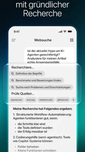 Chatbot-App: KI-Assistent screenshot