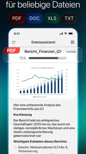 Chatbot-App: KI-Assistent screenshot