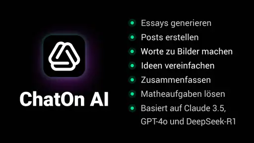 ChatOn - KI-Chat auf Deutsch screenshot