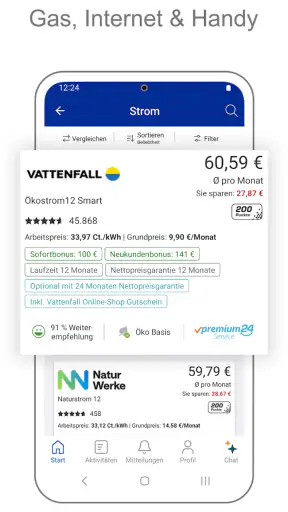 CHECK24 Vergleiche screenshot