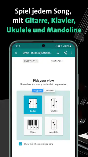 Chordify: Akkorde & Stimmgerät screenshot