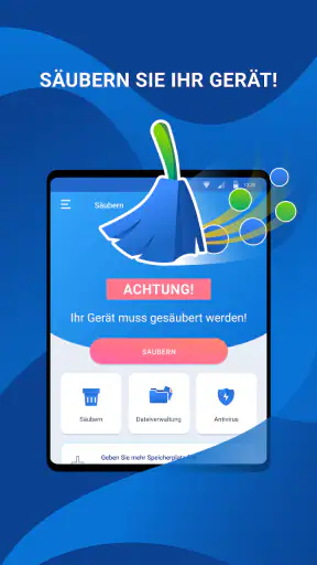 Cleaner Speicher reinigen VPN screenshot
