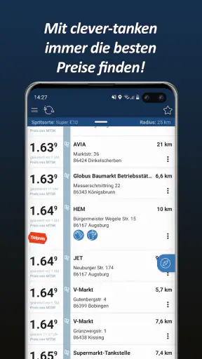 clever-tanken.de screenshot