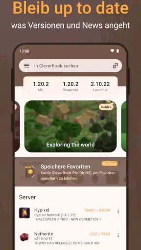 CleverBook für MC screenshot