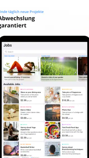 clickworker screenshot