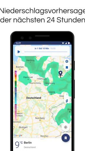 Clime: Regen- und Wetterradar screenshot