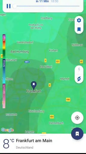 Clime: Regen- und Wetterradar screenshot