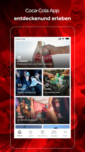 Coca-Cola: Spielen & Gewinnen screenshot