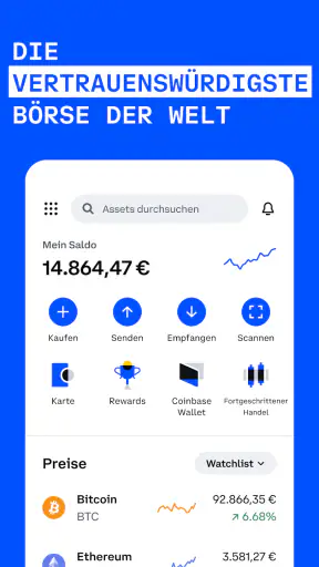 Coinbase: Bitcoin & Ether screenshot