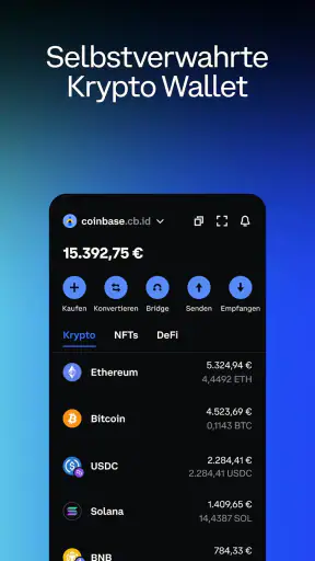 Coinbase Wallet: NFTs & Krypto screenshot
