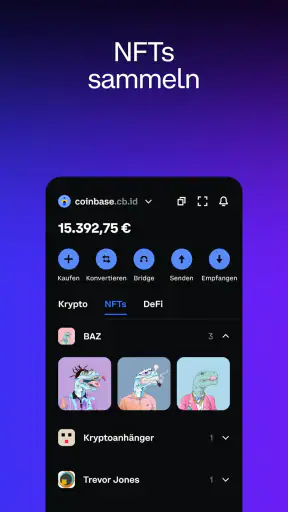 Coinbase Wallet: NFTs & Krypto screenshot