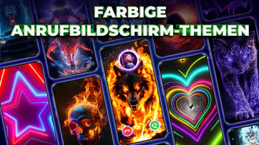 Color phone: Anrufbildschirm screenshot