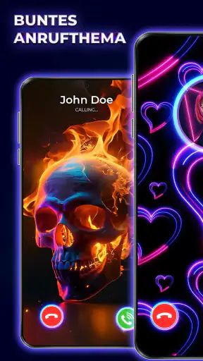 Color phone: Anrufbildschirm screenshot