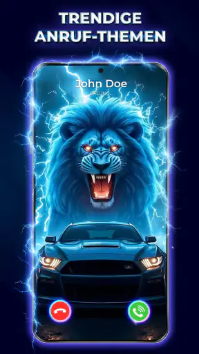 Color phone: Anrufbildschirm screenshot