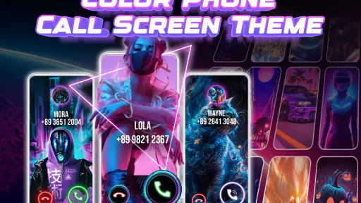 Color Phone Call Screen App screenshot