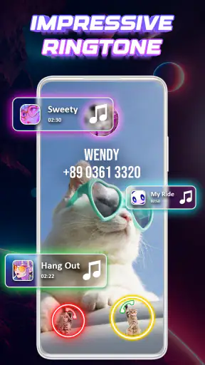 Color Phone Call Screen App screenshot