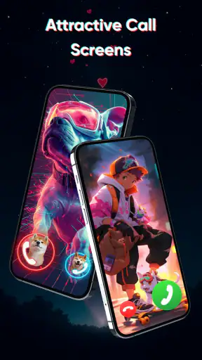 Farbtelefon, Anruf-Theme screenshot