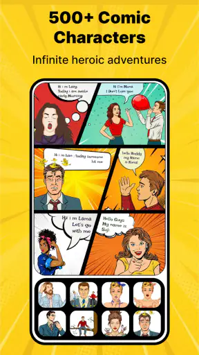 Comic-Comic-Hersteller screenshot