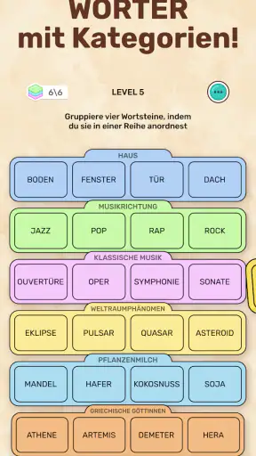 Connect Word - Assoziationen screenshot