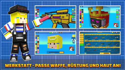 Cops N Robbers:Pixel Craft Gun screenshot
