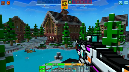 Cops N Robbers:Pixel Craft Gun screenshot