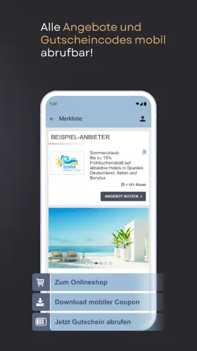 corporate benefits screenshot