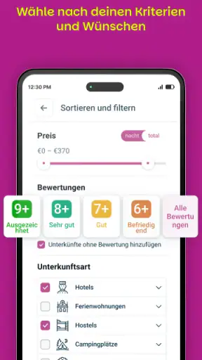 Cozycozy: Alle Unterkünfte screenshot