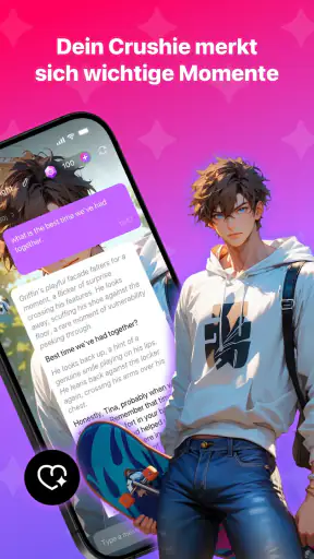 Crushie AI: Chat & Begleiter screenshot