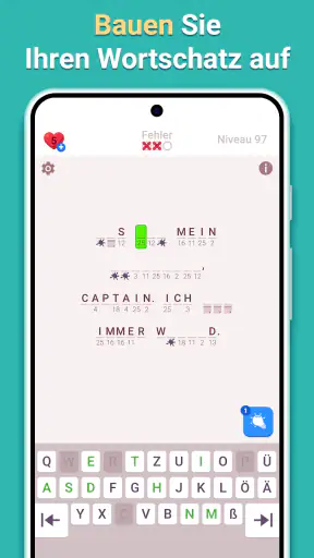 Cryptogram - Kreuzworträtsel screenshot