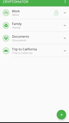 Cryptomator screenshot