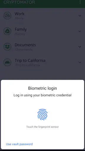 Cryptomator screenshot