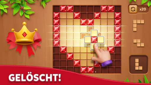 Cube Block - Woody Puzl Spiel screenshot