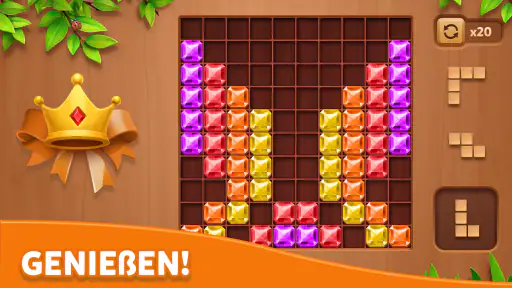 Cube Block - Woody Puzl Spiel screenshot