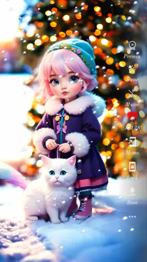 Cute Cat Wallpaper HD screenshot