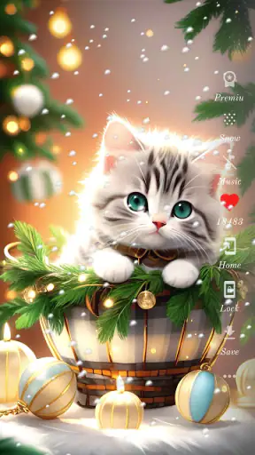 Cute Cat Wallpaper HD screenshot