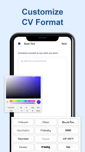 CV Lebenslauf-Builder screenshot