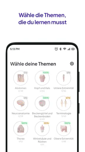 Daily Anatomy Lernkarten screenshot