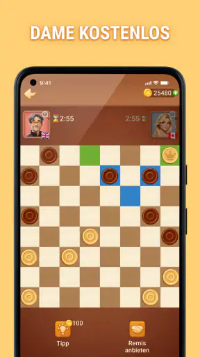 Dame - 2 spieler screenshot