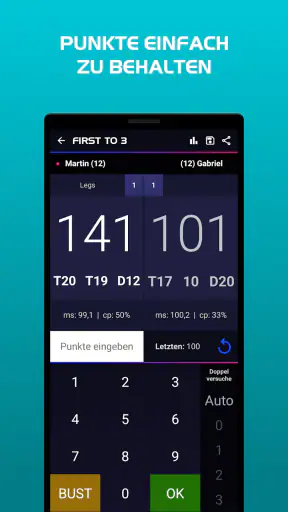 Darts Scoreboard screenshot