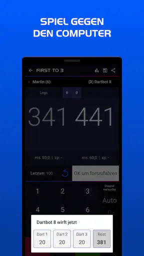 Darts Scoreboard screenshot