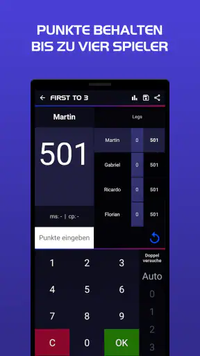 Darts Scoreboard screenshot