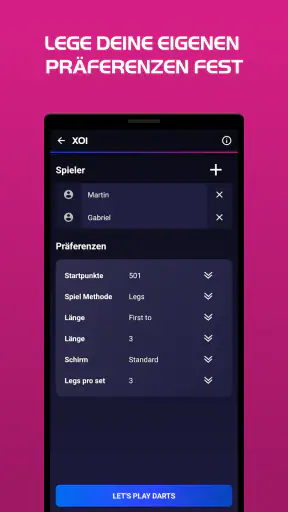 Darts Scoreboard screenshot